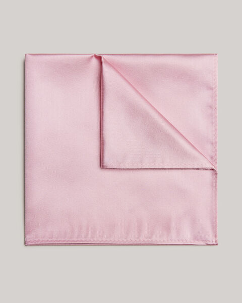 Silk Satin Pocket Square, Rose, hi-res
